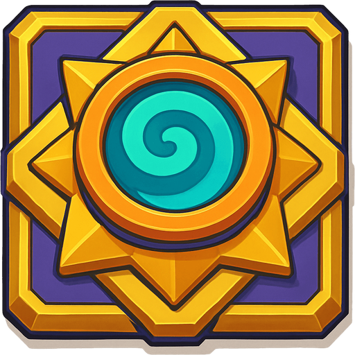 Crea la Torre Aura en un estilo 2D renderizado, limpio y cartoonish, con contornos claros y definidos, colores vibrantes con transiciones suaves, y sombreado que da volumen a sus superficies superiores.
La perspectiva debe ser VISTA CENITAL (totalmente desde arriba). Esto significa que la torre se verá como si estuviera siendo observada directamente desde arriba, con los detalles de su parte superior siendo prominentes.
Esta torre NO tiene un cañón direccional tradicional ni una base circular, su efecto es radial.
La torre debe tener un perfil bajo y la menor cantidad de relieve vertical posible para facilitar una rotación fluida en la animación, enfocándose en la parte superior de la estructura..
In-Game asset.  2d.  High contrast.  No shadows