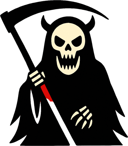 mass murder evil deadly tiny horns death itself kills everything it sees.
In-Game asset.  2d.  High contrast.  No shadows