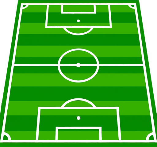 soccer field 2d ingame asset high contrast no shadows.
In-Game asset.  2d.  High contrast.  No shadows