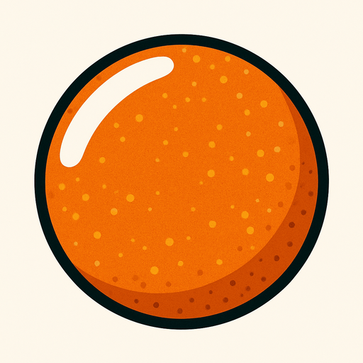 Balle de ping pong.
In-Game asset.  2d.  High contrast.  No shadows