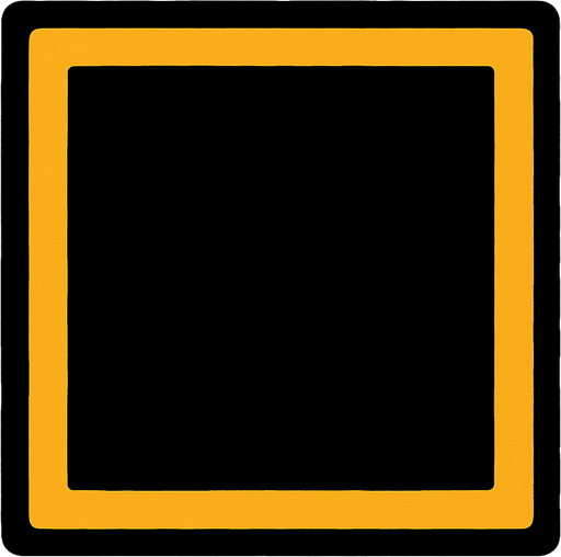 Siyah kare.
In-Game asset.  2d.  High contrast.  No shadows