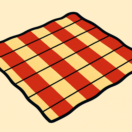 picnic rug bg.
In-Game asset.  2d.  High contrast.  No shadows