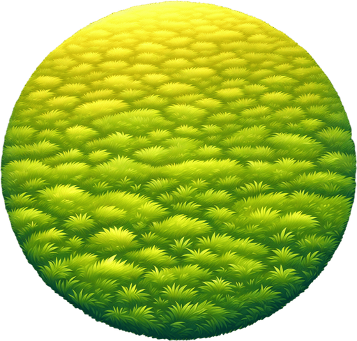 overview of a grass field.
Single Game Texture.  In-Game asset.  2d.  Blank background.  High contrast.  No shadows