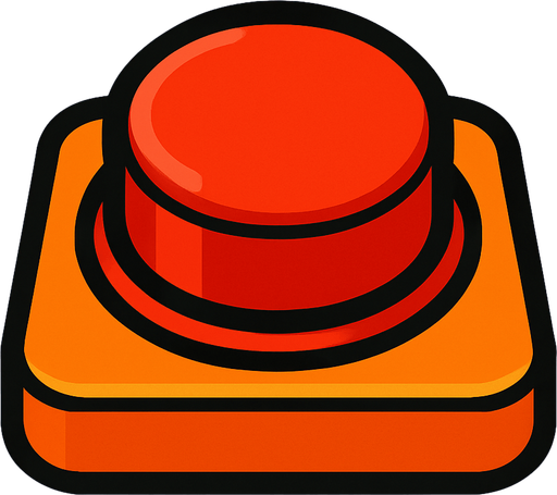 button red 2d.
In-Game asset.  2d.  High contrast.  No shadows