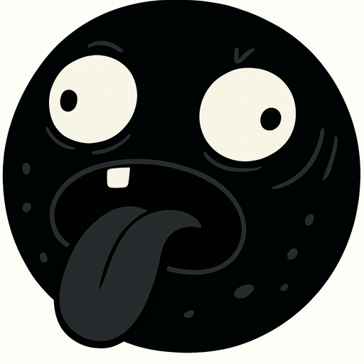 make it black and idioter