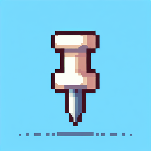 paper peg
Single Game Texture. In-Game asset. 2d. Blank background. High contrast. No shadows. pixel. 8 bit