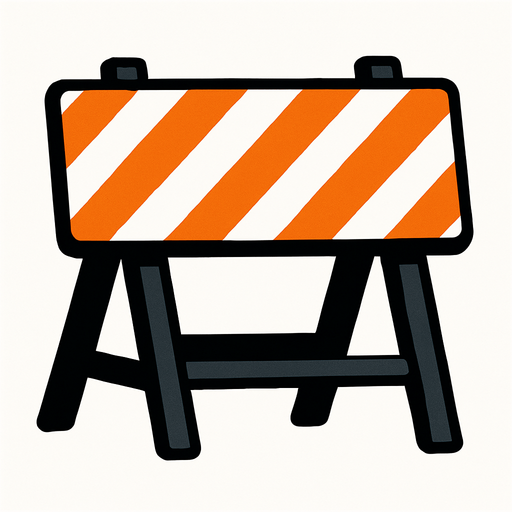 bariyer.
In-Game asset.  2d.  High contrast.  No shadows