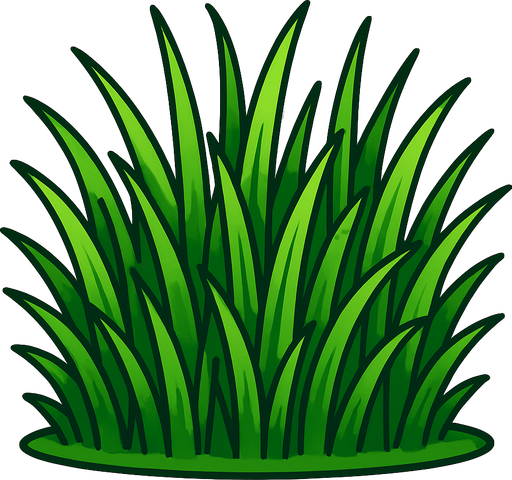 çim.
In-Game asset.  2d.  High contrast.  No shadows