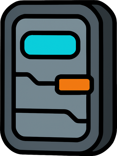 among us door.
In-Game asset.  2d.  High contrast.  No shadows