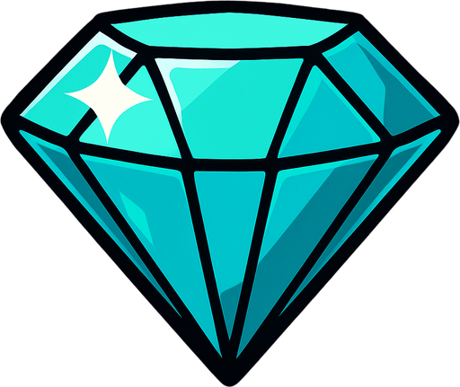 diamond.
In-Game asset.  2d.  High contrast.  No shadows