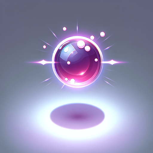 Purple laser ball. Bubble shooter game. Powerup ball.
Single Game Texture. In-Game asset. 2d. Blank background. High contrast. No shadows.