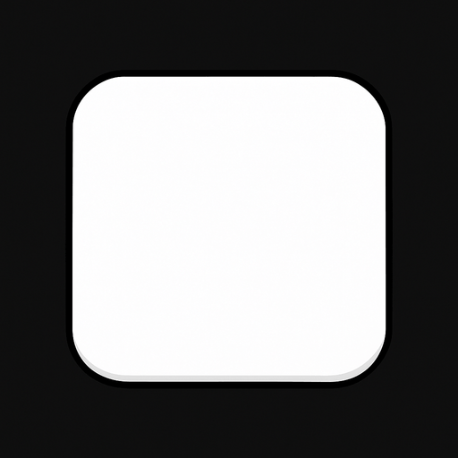 White square with tight round corners, flat shaded, hyper casual game. Single Game Texture. In-Game asset. 2d. Blank background. High contrast. No shadows..
In-Game asset.  2d.  High contrast.  No shadows