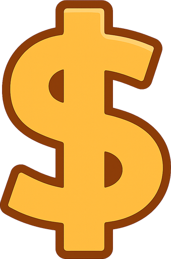 money icon 2d. No background. Transparent background. Blank background. No shadows. 2d. In-Game asset. flat