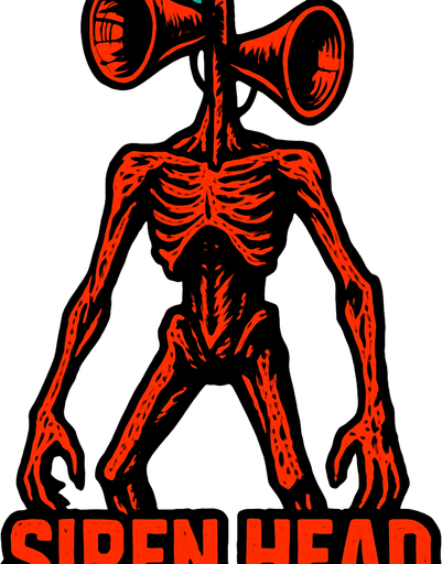 siren head.
In-Game asset.  2d.  High contrast.  No shadows