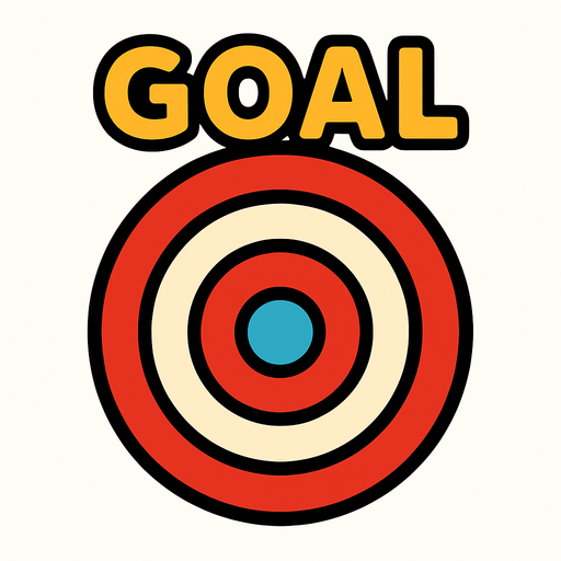 GOAL.
In-Game asset.  2d.  High contrast.  No shadows