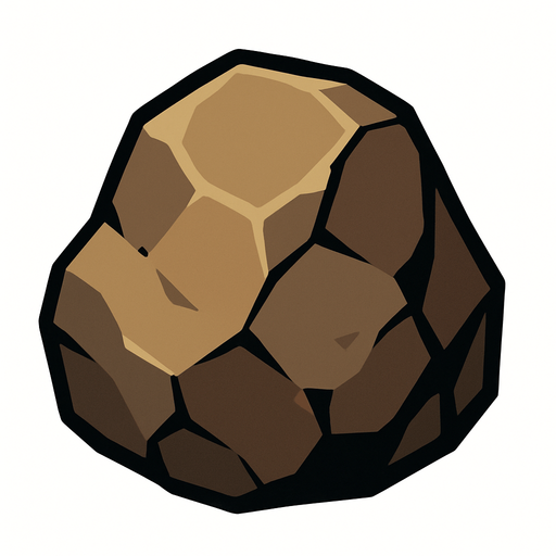 taş.
In-Game asset.  2d.  High contrast.  No shadows