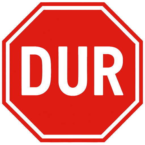 dur işareti.
In-Game asset.  2d.  High contrast.  No shadows