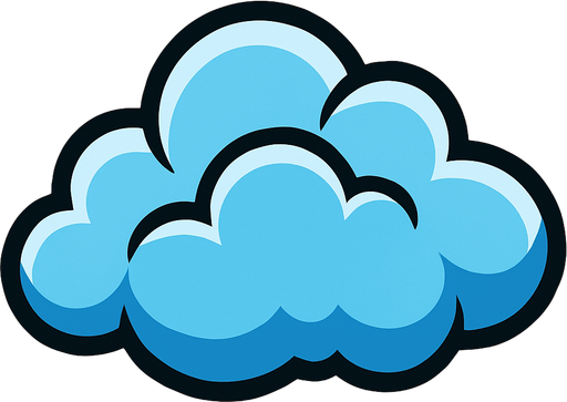 Nube.
In-Game asset.  2d.  High contrast.  No shadows