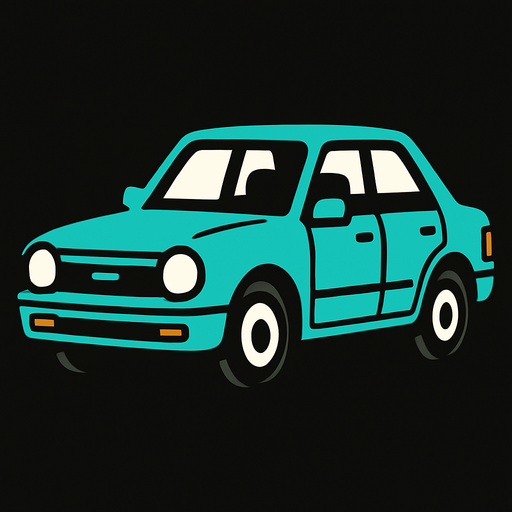 Make a car.
In-Game asset.  2d.  High contrast.  No shadows