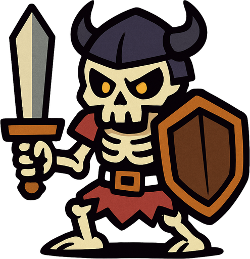 2d stylized dungeon enemy.
In-Game asset.  2d.  High contrast.  No shadows