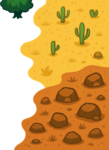 biomeBackground top view.
In-Game asset.  2d.  High contrast.  No shadows