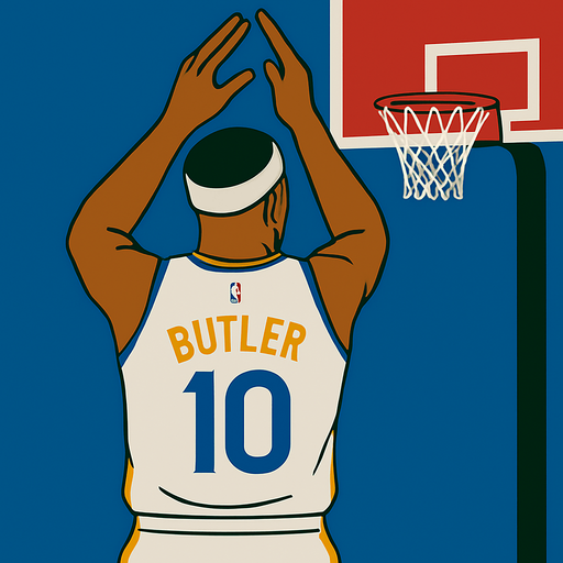 Make Jimmy butler number 10 in a warriors jersey