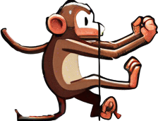 The missing tail of the monkey.