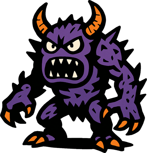 Enemy.
In-Game asset.  2d.  High contrast.  No shadows