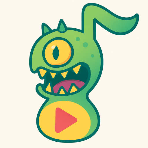 MÜZİK NOTASI ŞEKLİNDE BİR UZAYLI CANAVAR ÇİZ AMA BU KARAKTER PLAYER VE İSMİ zenith ONA GÖRE TASARLA. AYAKSIZ. dONT WRİTE TEXT İN TO İMAGE. NO BLACK..
In-Game asset.  2d.  High contrast.  No shadows