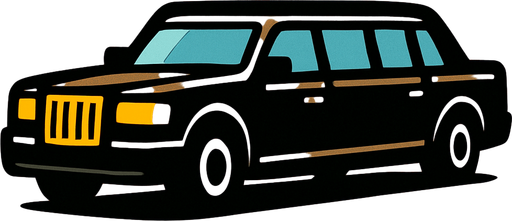 limuzin.
In-Game asset.  2d.  High contrast.  No shadows