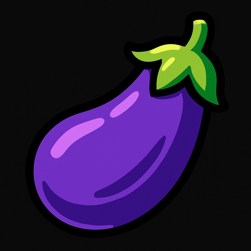 Obergine.
In-Game asset.  2d.  High contrast.  No shadows