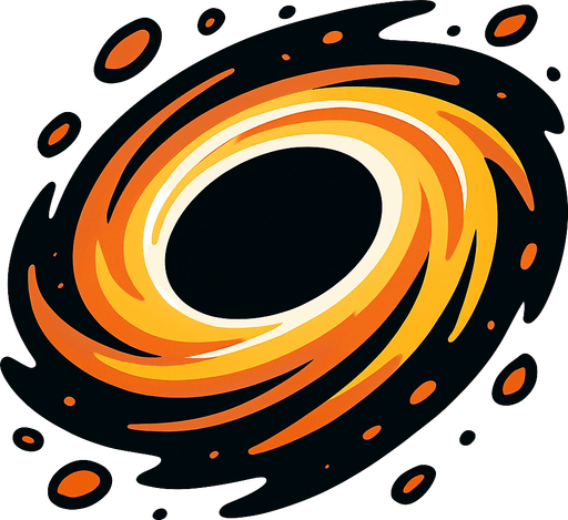 Kara delik.
In-Game asset.  2d.  High contrast.  No shadows