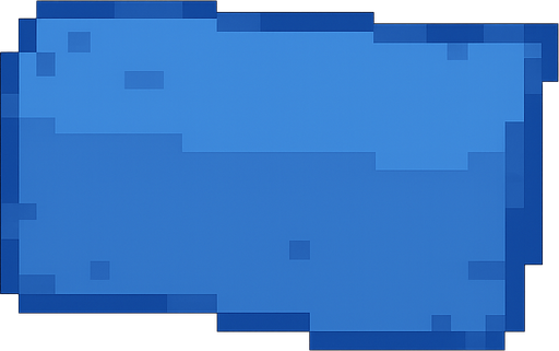 mavi block pixel art
. No background. Transparent background. Blank background. No shadows. 2d. In-Game asset. flat