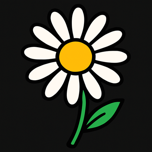 papatya.
In-Game asset.  2d.  High contrast.  No shadows