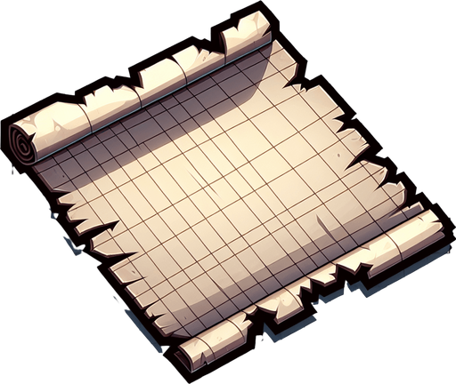 Scrap of paper, horizontal, blank, torn edge
Single Game Texture. In-Game asset. 2d. Blank background. High contrast. No shadows.