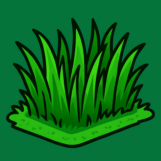 PLANT VS ZOMBİ DEKİ ÇİM.
In-Game asset.  2d.  High contrast.  No shadows