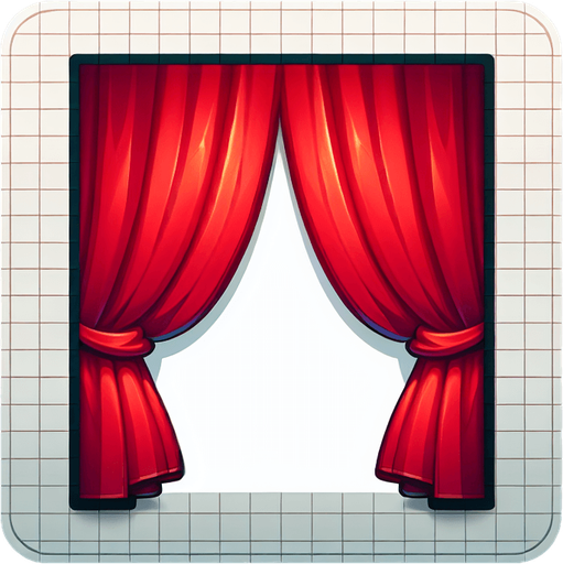vertical red curtain.
Single Game Texture. In-Game asset. 2d. Blank background. High contrast. No shadows.