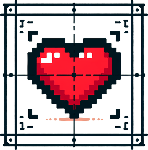 red heart mario.
Single Game Texture.  In-Game asset.  2d.  Blank background.  High contrast.  No shadows