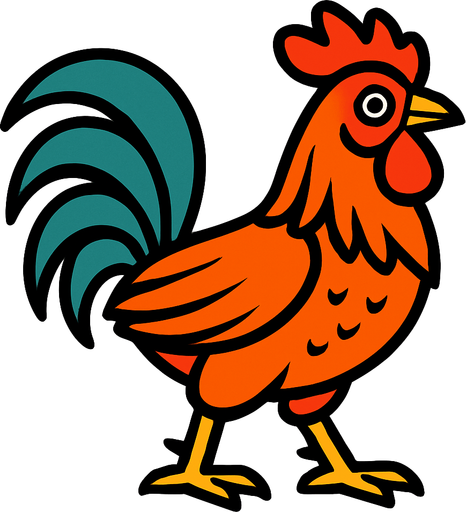 Horoz.
In-Game asset.  2d.  High contrast.  No shadows