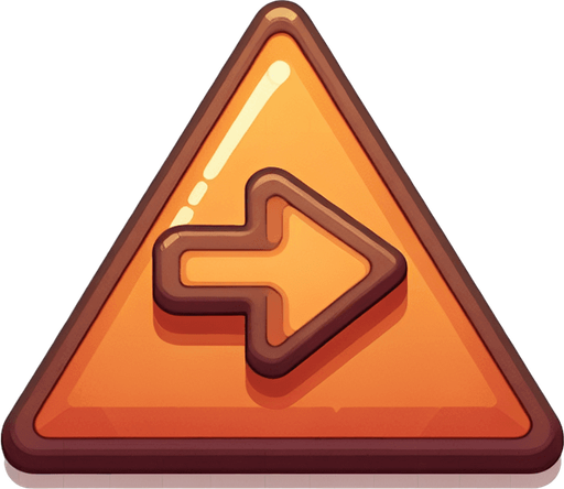 Triangle pointing left, transparent background, cartoon style, no shadow Single Game Texture. In-Game asset. 2d.
Single Game Texture. In-Game asset. 2d. Blank background. High contrast. No shadows.