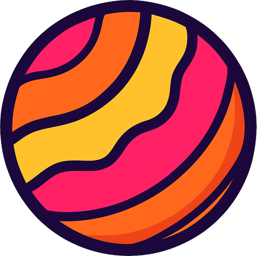 bouncy ball.
In-Game asset.  2d.  High contrast.  No shadows