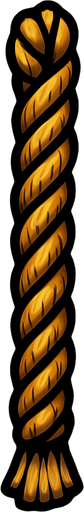 upright long rope.
In-Game asset.  2d.  High contrast.  No shadows