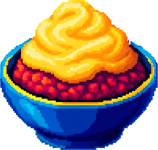 Raw batter on top of the ground fish