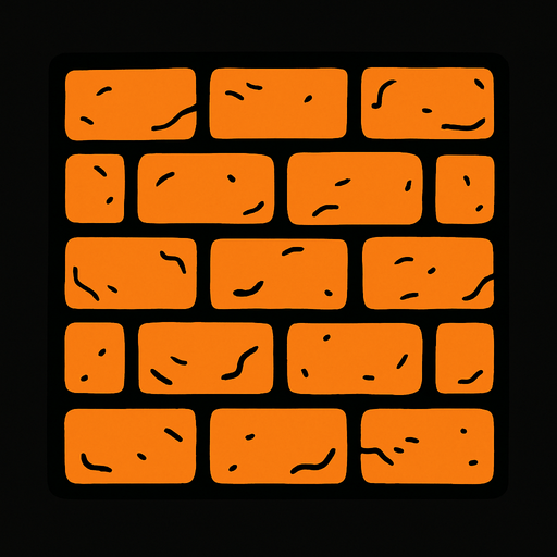 duvar (kare olsun düz kare ).
In-Game asset.  2d.  High contrast.  No shadows