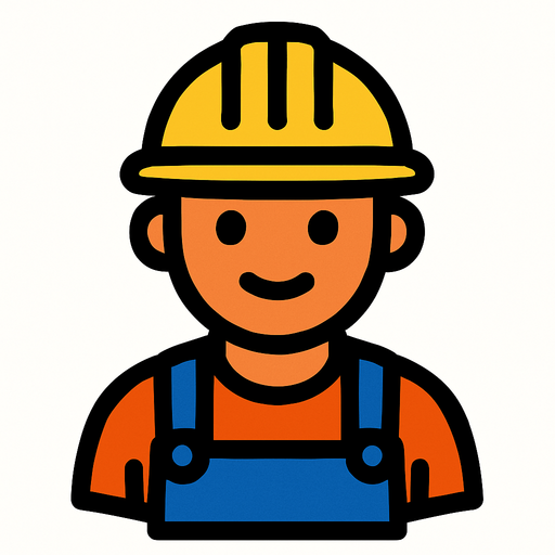 Worker.
In-Game asset.  2d.  High contrast.  No shadows