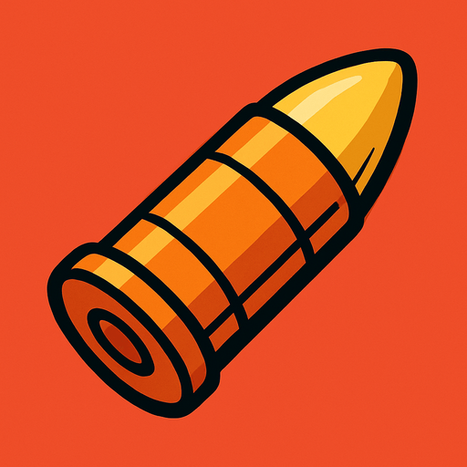 munition.
In-Game asset.  2d.  High contrast.  No shadows
