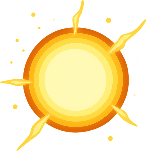 Orb of light.
In-Game asset.  2d.  High contrast.  No shadows