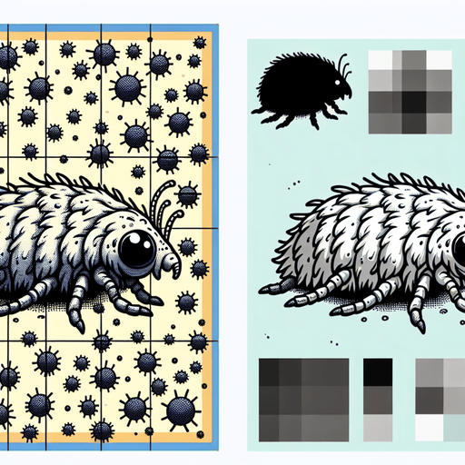 a flea.
Single Game Texture. In-Game asset. 2d. Blank background. High contrast. No shadows.
