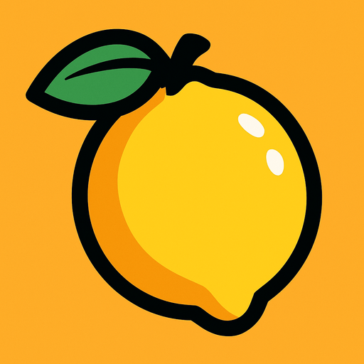 lemon.
In-Game asset.  2d.  High contrast.  No shadows