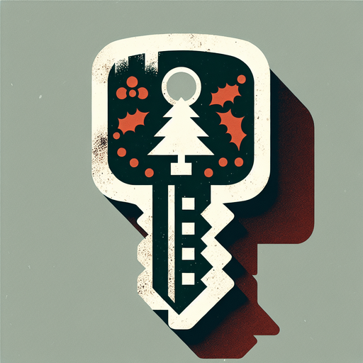 a simple dirty, dark and eerie Christmas bathroom key.
Single Game Texture. In-Game asset. 2d. Blank background. High contrast. No shadows.